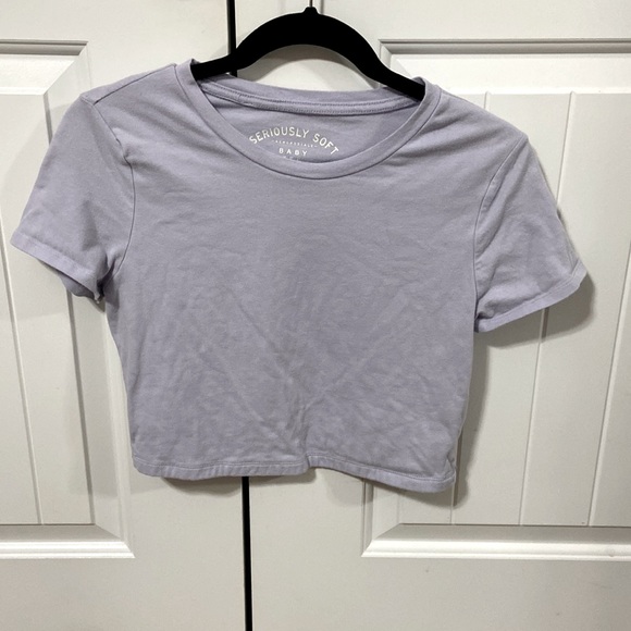 Aeropostale lavender crop top - Picture 1 of 2